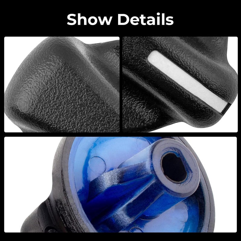 KARPAL Heater Air Conditioner Climate Control Knob Switch Compatible with 1999-2006 Jeep Wrangler/1999-2003 Dodge Ram Van (Pack of 3) - Image 4